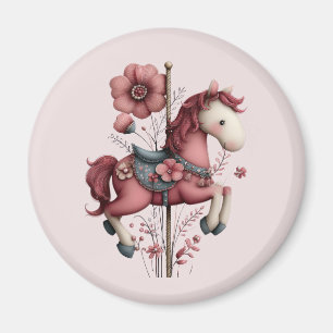 Imã Imagem de Cavalo de Carrossel Caprichoso