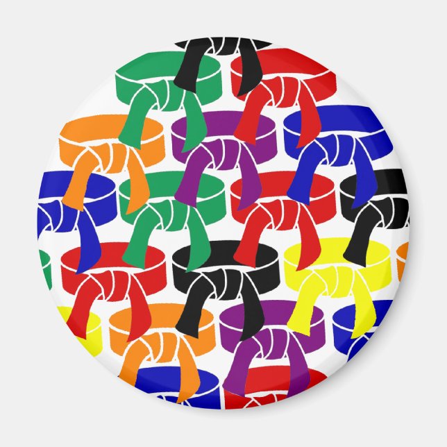 Imã Imagem de Cintos de Artes Marciais (Frente)