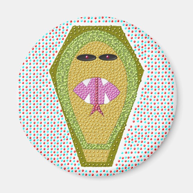 Imã Imagem de Cobra Letal Egípcia (Frente)