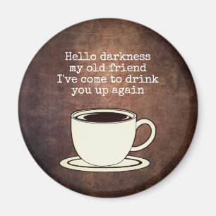 Imã Imagem de Coffee Lover Funny Quote