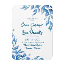 Imagem de Convite Azul Profundo