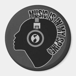 Imã Imagem de cores personalizadas de música