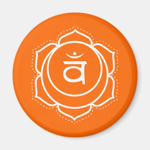 Imã Imagem de Creative Flow Laranja Sacral