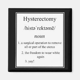 Imã Imagem de Definição de Histerectomia