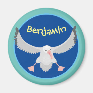 Imã Imagem de desenho animado de aves voadoras de alba