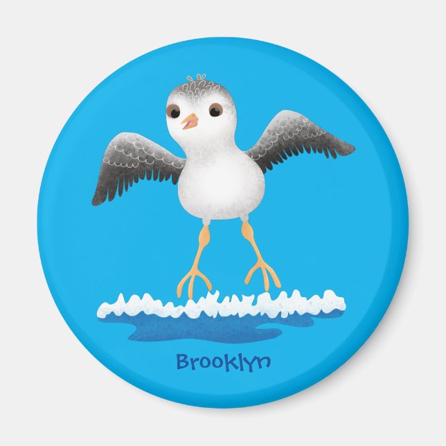 Imã Imagem de desenho animado de lixívia para bebês (Frente)