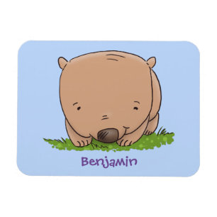 Ímã Imagem de desenho animado de um bebê fofo