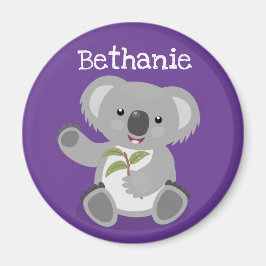 Imã Imagem de desenhos animados de coala