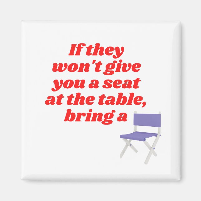 Imã Imagem de empoderamento das mulheres (Frente)