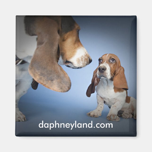 Imã Imagem de Encontro de Puppy (Frente)