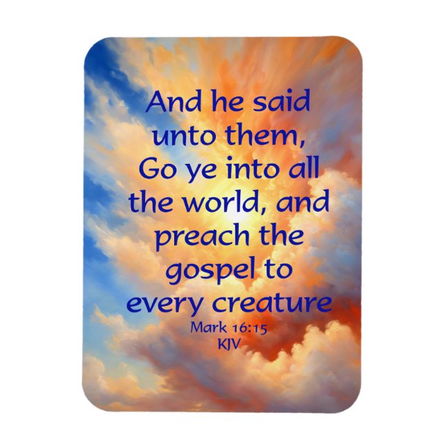 Ímã Imagem de Escritura de bíblia (Vertical)