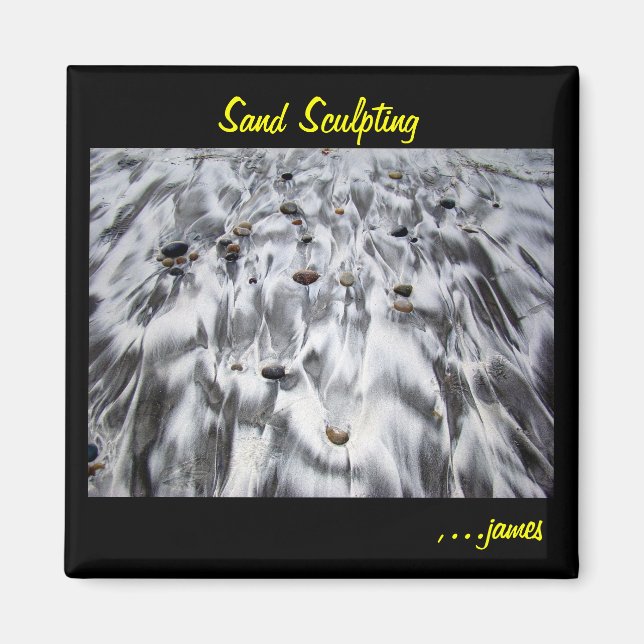 Imã Imagem de Esculpimento de Areia (Frente)