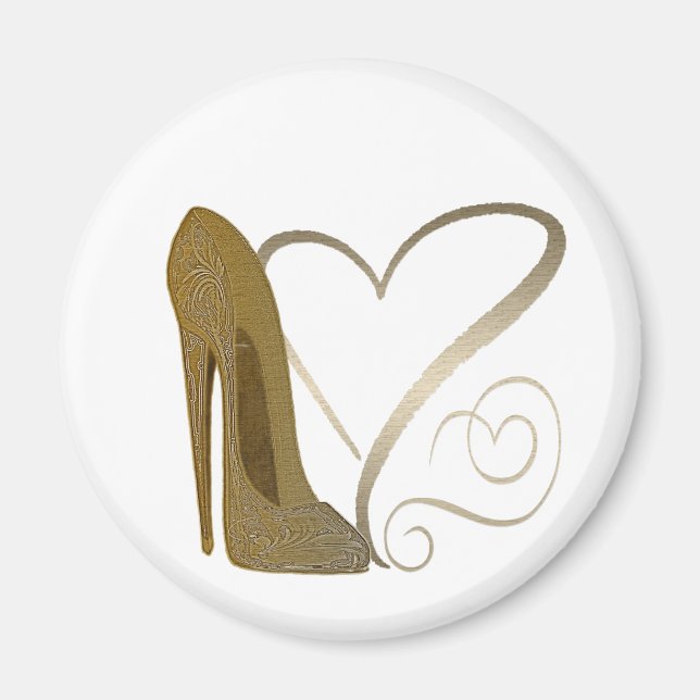 Imã Imagem de estiletto de calçado (Frente)