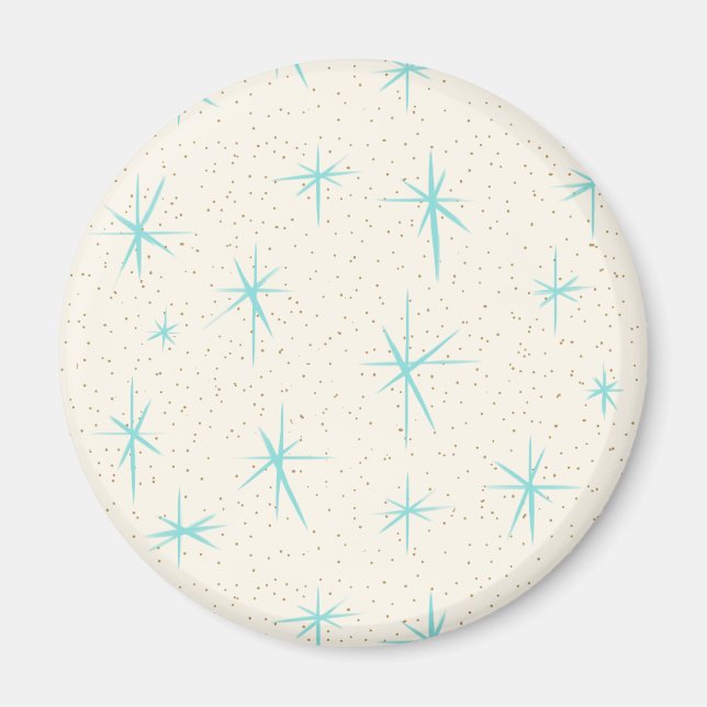 Imã Imagem de Estrelas Turquoise de Idade do Espaço (Frente)