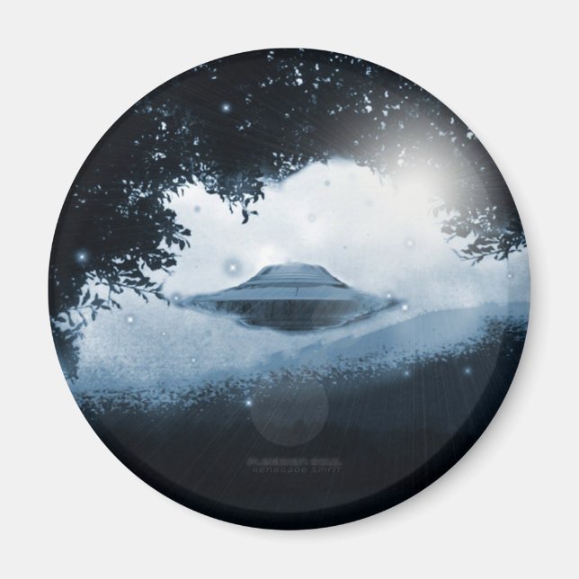 Imã Imagem de Fidelidade de OVNI (Frente)