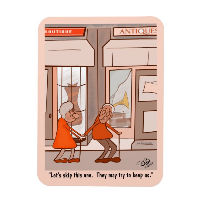 Ímã Imagem de Fotografia Flexível Antiques (Vertical)