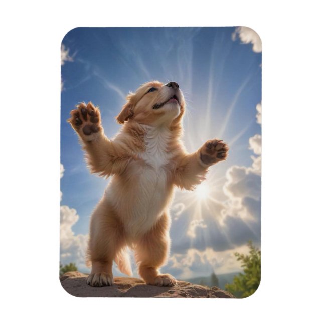 Ímã Imagem de Fotografia Flexível Puppy (Vertical)