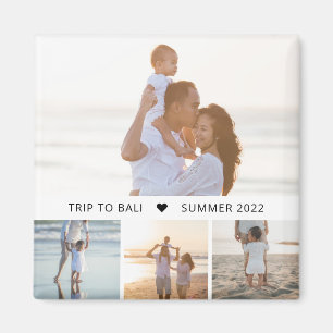 Imã Imagem de Fotografias a Cores Editáveis de Colage