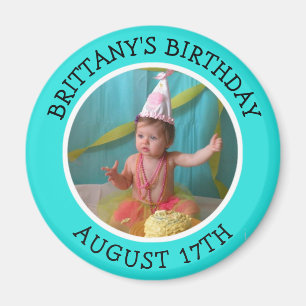 Imã Imagem de Fotografias Personalizadas do Aniversár