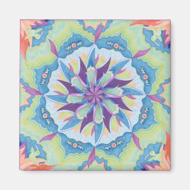 Imã Imagem de Frigorífico Uau (Frente)