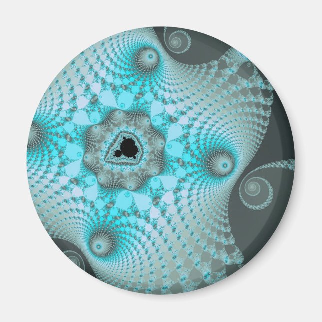 Imã Imagem de Gelo Preto2 (Frente)