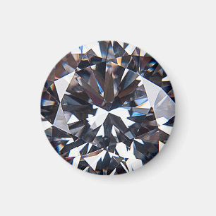 Imã Imagem de Gem de Diamante Elegante