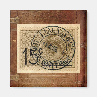 Imã Imagem de Impressão de Carimbo de Carimbo Antiquad