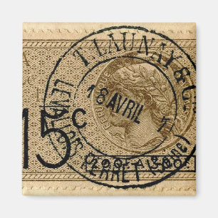 Imã Imagem de Impressão de Carimbo de Carimbo Antiquad