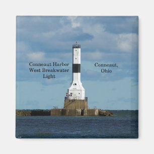 Imã Imagem de luz da costa oeste de Conneaut Harbor