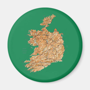 Imã Imagem de Mapa da Irlanda