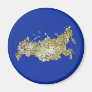 Imã Imagem de Mapa da Rússia