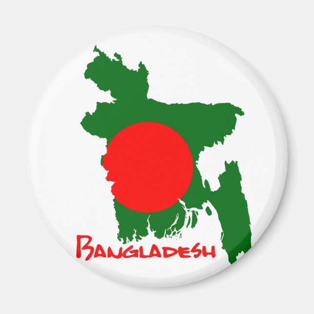 Imã Imagem de Mapa de Bangladesh (Frente)