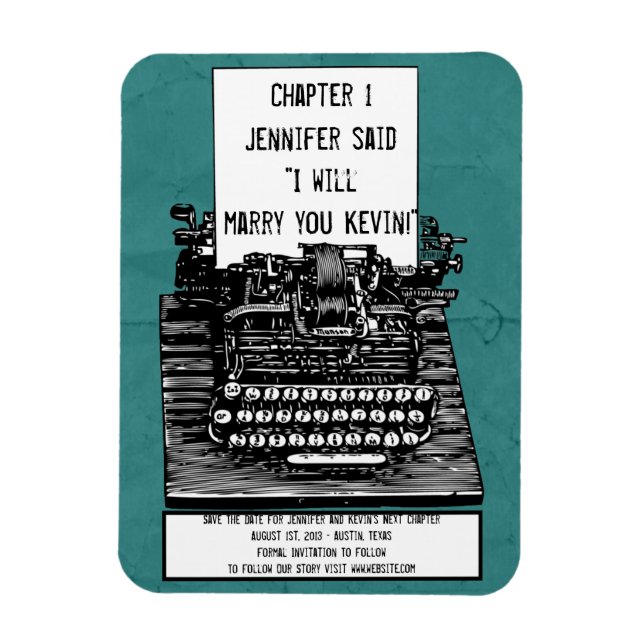 Ímã Imagem de Máquina de Digitalização Vintage (Vertical)