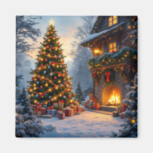 Imã Imagem de Natal ao ar livre