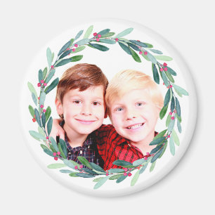 Imã Imagem de Natal de Holly Jolly