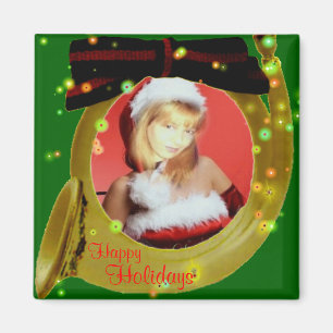 Imã Imagem de Natal de Quadro de Fotografias Personali
