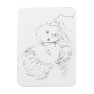 Ímã Imagem de Natal "Madonna and Child"