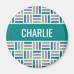 Imã Imagem de nome personalizado do padrão de distrib