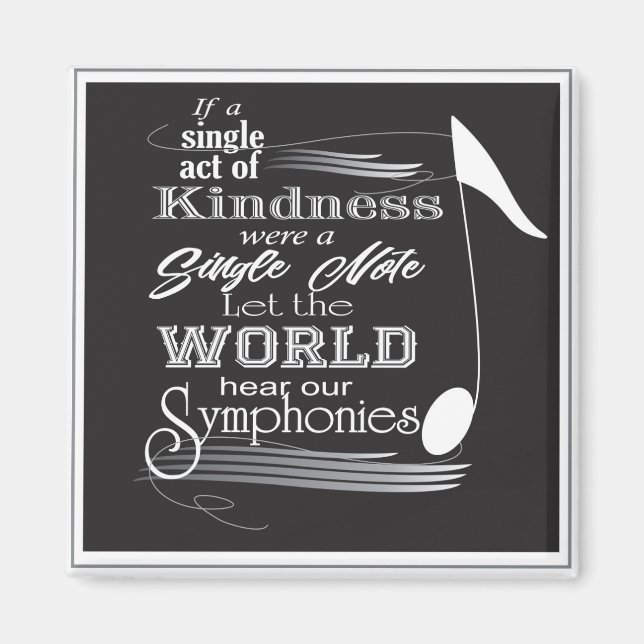 Imã Imagem de nota de música (Frente)