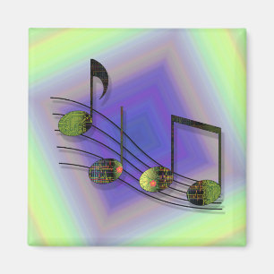 Imã Imagem de Notas de Dubstep
