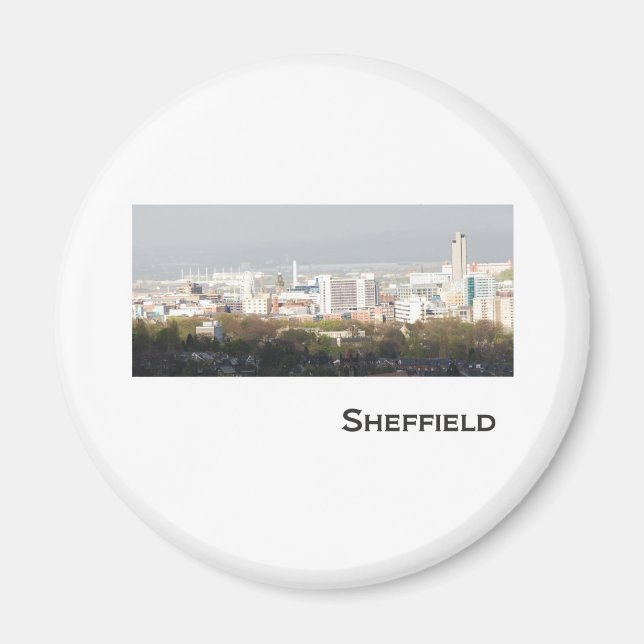 Imã Imagem de Paisagem de Sheffield (Frente)