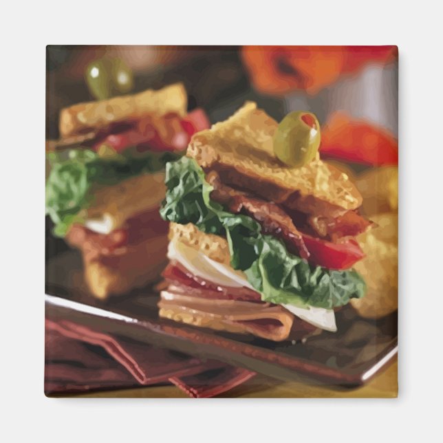 Imã Imagem de Perguntas Sanduíche (Frente)