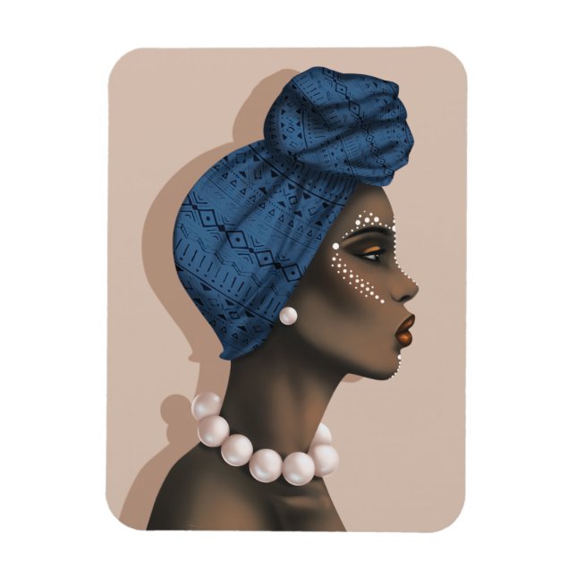 Ímã Imagem de pérolas africana (Vertical)