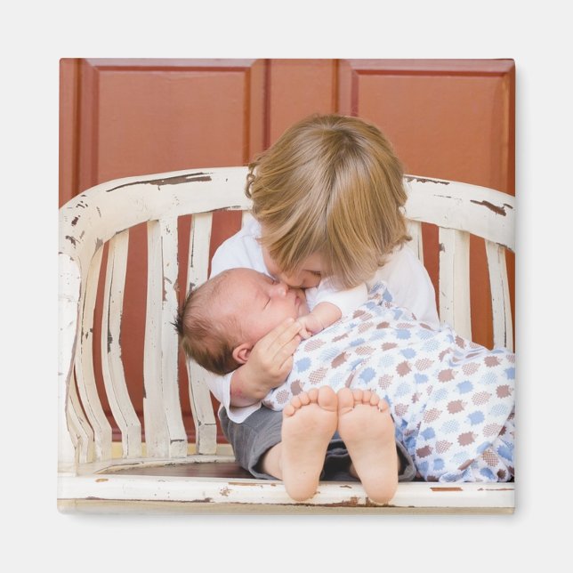 Imã Imagem de Pet da Família Personalizada e Imagem de (Frente)