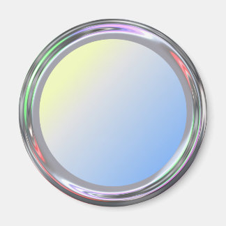 Imã Imagem de prata para texto, logótipo ou imagem