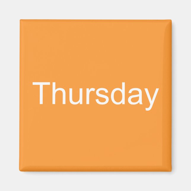 Imã Imagem de Quinta-feira (Frente)