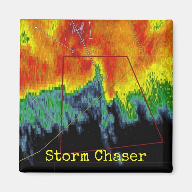 Imã Imagem de Radar de Chaser de Tempestade (Frente)