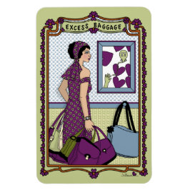 Ímã Imagem de Refrigerador de Bagagem em Excesso_A_4x6