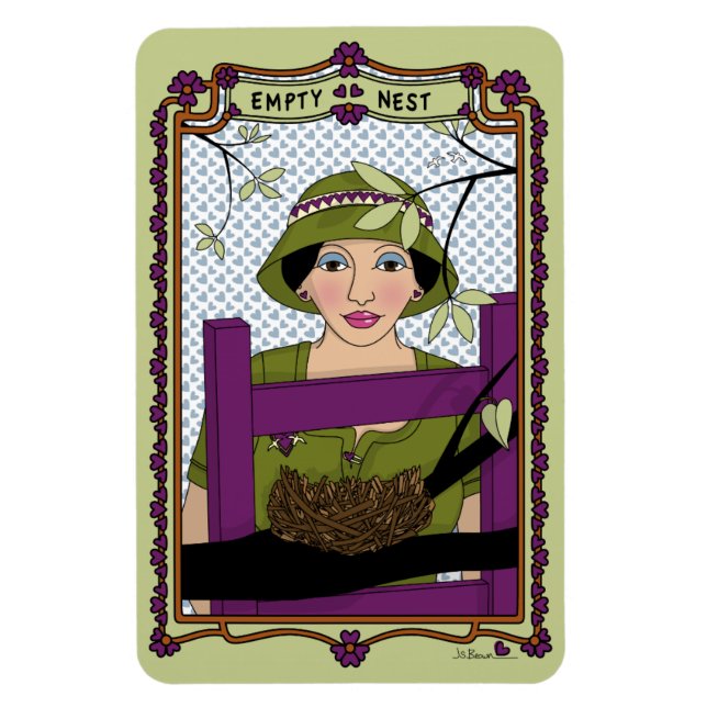 Ímã Imagem de Refrigerador Nest_A_4x6 vazia (Vertical)