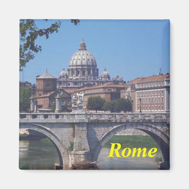 Imã Imagem de Roma Itália (Frente)